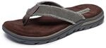 Skechers Supreme Bosnia, Herren Pantoletten, Braun (CHOC), 43 EU