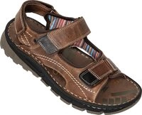 Tom Ramsey Herren Ledersandalen aus Echtleder, Sommerschuhe mit gepolstertem Fu&szlig;bett