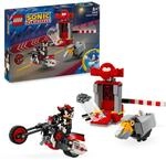 LEGO Sonic the Hedgehog Shadow the Hedgehog Escape, Motorbike Toy for Kids, Boys &