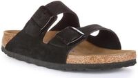 Birkenstock Femmes Arizona SFB Sandalen, Schwarz (Noir), 38 EU