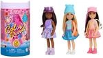 Barbie Chelsea Color Reveal - Puppensortiment in der Sporty Serie mit 6