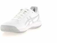 ASICS Damen Gel-Dedicate 8 Clay Sneaker, White/Pure Silver, 36 EU