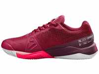 Wilson Damen Rush Pro 4.0 Clay Sneaker, Beet Red/White/Tropical Peach, 35 2/3 EU