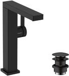 hansgrohe Tecturis E - Waschtischarmatur schwenkbar mit Push-Open Ablauf,