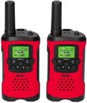 Alecto FR-115RD - Set von Zwei Walkie Talkies f&uuml;r Kinder - Walki Talki mit