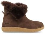 HAFLINGER Lammfell Leder Hausschuhe Lemmi Unisex Stiefel Braun (Kaffee 65), Gr 40
