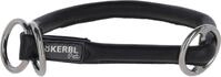 Kerbl Pet Rundleder-Halsband Roma mit Stopper 50cm, 8mm,schwarz