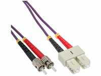 InLine 82525P LWL Duplex Kabel, SC/ST, 50/125µm, OM4, 25m