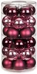 Inge Glas Weihnachtskugeln | Sch&ouml;ne Christbaumkugeln aus Glas | 30 Kugeln in Dose 