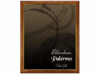 BIRAPA Holz Bilderrahmen Palermo 50x70cm - Fotorahmen mit Gold Deko,