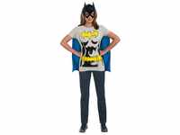Rubie's Official 880476M Batman-T-Shirt-Set, Kostüm für Erwachsene, Größe M