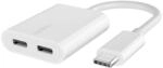 Belkin Rockstar USB-C Audio- und Ladeadapter, wei&szlig;