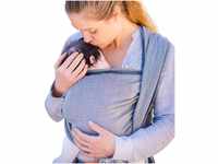 Hoppediz gewebtes Baby-Tragetuch ab Geburt, Neugeboren bis Kleinkind, 100% Baumwolle,