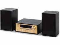Auna Stereoanlage, Kompaktanlage mit CD-Player, Bluetooth und FM-Radio, Mini mit