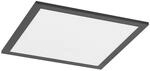 Lindby LED Panel Nelios (Modern) in Schwarz aus Aluminium (1 flammig,) - B&uuml;rolampe