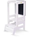 MEOWBABY Lernturm &ndash; H&ouml;henverstellbarer Montessori Learning Tower f&uuml;r Kinder...