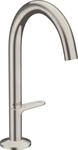 hansgrohe Waschtisch-Einhebelmischer Sel. 170 Axor One A 140mm, m Pus-Op-Abl,
