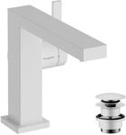 hansgrohe Tecturis E - Waschtischarmatur mit Push-Open Ablauf, energiesparend