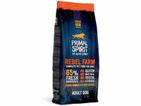 Primal Spirit8436586310837 65% Rebel Fram Hundefutter für Erwachsene 12 kg