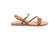 Les Trop&eacute;ziennes par M. Belarbi Batresse, Damen Slingback Sandalen, Braun (Tan 782),