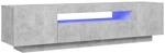 vidaXL TV Schrank mit LED-Leuchten Lowboard Sideboard Fernsehschrank Fernsehtisch TV