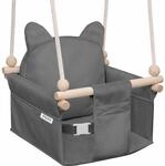 MAMOI Babyschaukel mit Sicherheitsgurt &ndash; Kinderschaukel f&uuml;r 6&ndash;36 Monate, max. 20