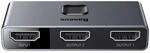 Baseus HUB Matrix HDMI Switcher (2in1 or 1in2) Space Gray (CAHUB-BC0G