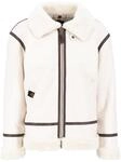 Alpha Industries B3 FL Lederjacke f&uuml;r Herren Vintage White
