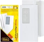 Idena 10220 - Briefumschl&auml;ge DIN lang, 75 g/m&sup2;, selbstklebend, mit Fenster, 25