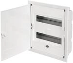 REV Sicherungskasten Unterputz - 2-reihig, 24TE, 379x341x105mm, 400V, wei&szlig;