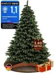 CASARIA Premium Weihnachtsbaum K&uuml;nstlich XL 180cm | FSC&reg;-zertifiziert, mit