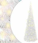 vidaXL Pop-Up Weihnachtsbaum K&uuml;nstlich, Beleuchtet Christbaum mit 100 LEDs