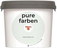Alpina pure farben Wandfarbe &ndash; Kreideblau &ndash; strapazierf&auml;hige und atmungsaktive