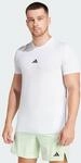 adidas Herren D4T Workout Shirt, White, XXL