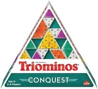 Triominos Conquest, Brettspiel f&uuml;r Kinder ab 6 Jahren, Gesellschaftsspiel f&uuml;r 2 bis