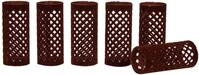 Efalock Professional Metallwickler beflockt, 28 mm, braun, 1er Pack, (1x 12...