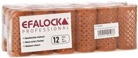 Efalock Professional Metallwickler beflockt, 32 mm, gelb, 1er Pack, (1x 12...