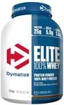Dymatize Elite 100% Whey Rich Chocolate 2170g - High Protein Low Sugar Pulver + Whey