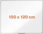 Nobo magnetisches Whiteboard aus Stahl, 120 x 150 cm, Aluminiumrahmen, Traditionelle