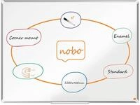 Nobo Premium Plus Emaille Magnetisches Whiteboard - 1200 x 900 mm,...
