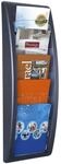 Fast Paper Quick Fit Wand-Prospektspender 5 x A5 Taschen 228 x 95 x 650 mm...