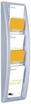 PAPERFLOW Wandhalter Quick Blick/4062-35 H65xB17,5xT9,5cm aluminium