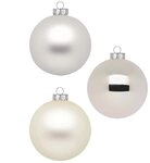 Inge Glas Weihnachtskugeln 10cm in Karton-Box | 6 XL Christbaumkugeln gro&szlig; | Kugeln