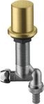 hansgrohe K&uuml;chen-Absperrventil Axor mit R&uuml;ckflussverhinderer, brushed brass