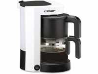 Cloer 5981 Filterkaffeemaschine mit Warmhaltefunktion, 800 W, 5 Tassen, Filtergrösse