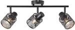 Brilliant Bano Spotrohr 3flg schwarz matt, Metall, 3x D45, E14, 40 W