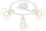 BRILLIANT Lampe Elhi Spotspirale 3flg wei&szlig; | 3x D45, E14, 40W, geeignet f&uuml;r