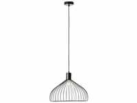 BRILLIANT Lampe, Blacky Pendelleuchte 40cm schwarz matt, 1x A60, E27, 40W, Kabel