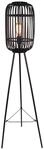 Brilliant Woodrow Standleuchte, dreibeinig holz dunkel/schwarz