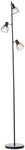 BRILLIANT Lampe, Blacky Standleuchte 3flg schwarz matt, 3x D45, E14, 25W, Mit